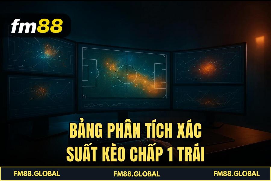 Bảng phân tích xác suất Kèo Chấp 1 Trái