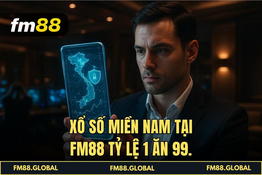 Xổ Số Miền Nam tại FM88 tỷ lệ 1 ăn 99.