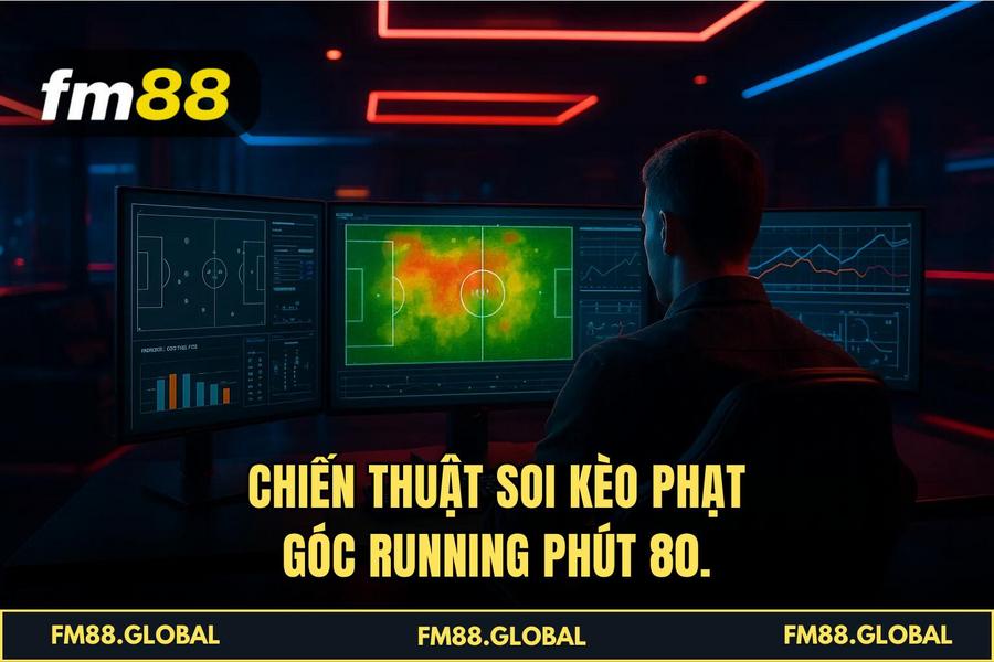 Chiến thuật soi kèo phạt góc running phút 80.