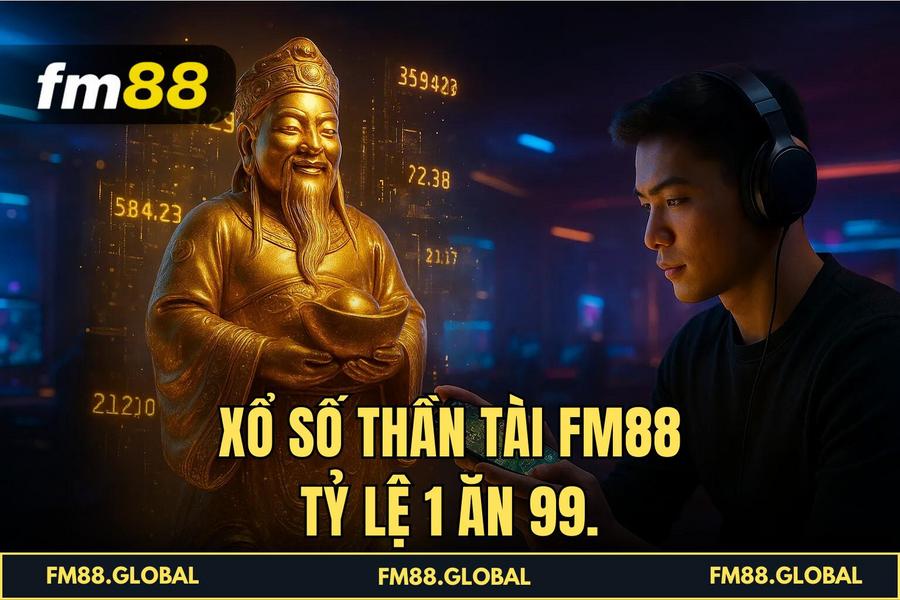 Xổ Số Thần Tài FM88 tỷ lệ 1 ăn 99.