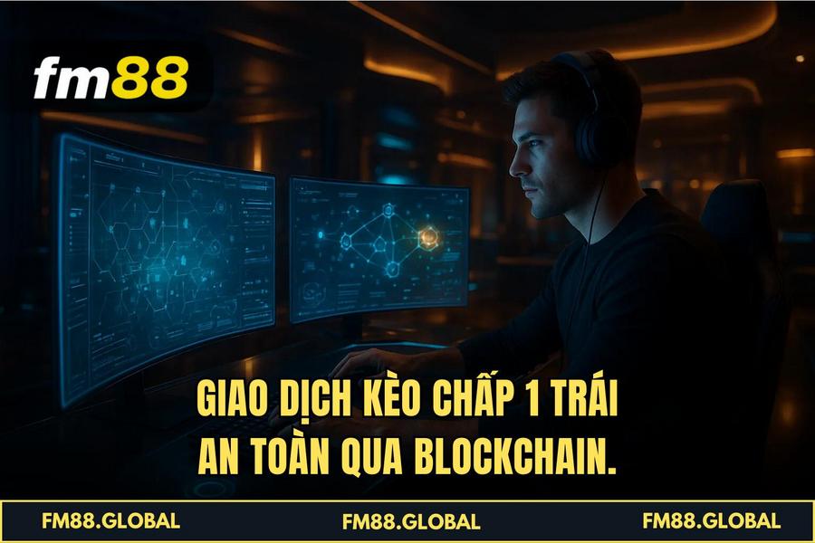 Giao dịch Kèo Chấp 1 Trái an toàn qua Blockchain.